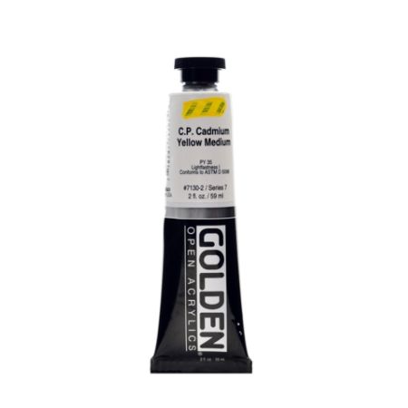 acrylic oz golden paint open cp cadmium tube yellow medium officedepot