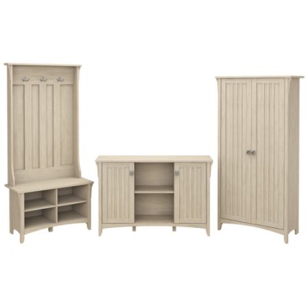 Bush Furniture Salinas Entryway Set White Office Depot