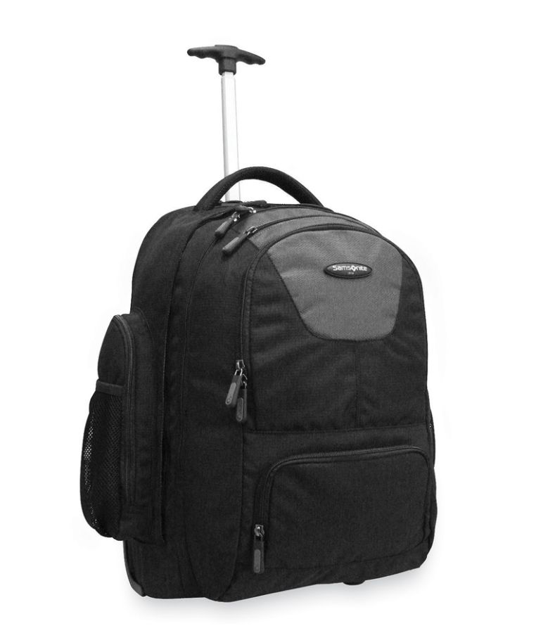 Samsonite Wheeled Backpack CharcoalBlack - Office Depot