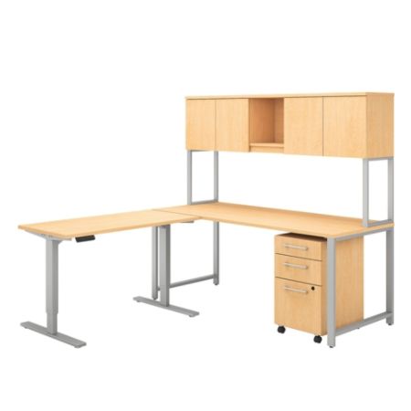 Bush Business Furniture 400 Series 72 W L Shaped Desk And Height