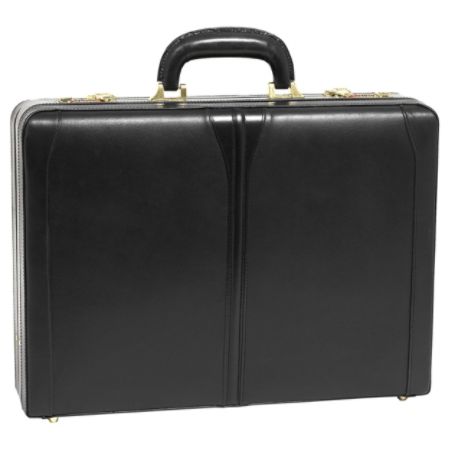 McKleinUSA Leather 4.5 Expandable Attache Briefcase by Office Depot ...