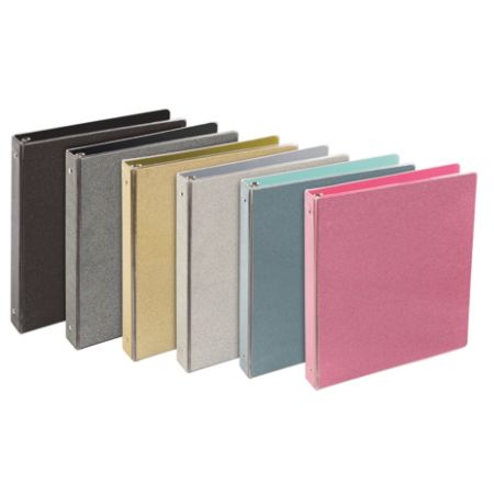 Divoga Glitter Collection Binders 1 Rings Assorted Colors Office