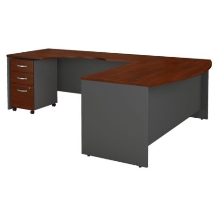 Bush Business Furniture Components 72w Bow Front L Shaped Desk