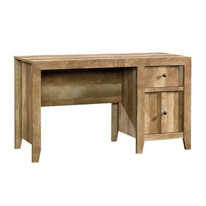 Sauder Dakota Pass Desk Craftsman Oak Office Depot