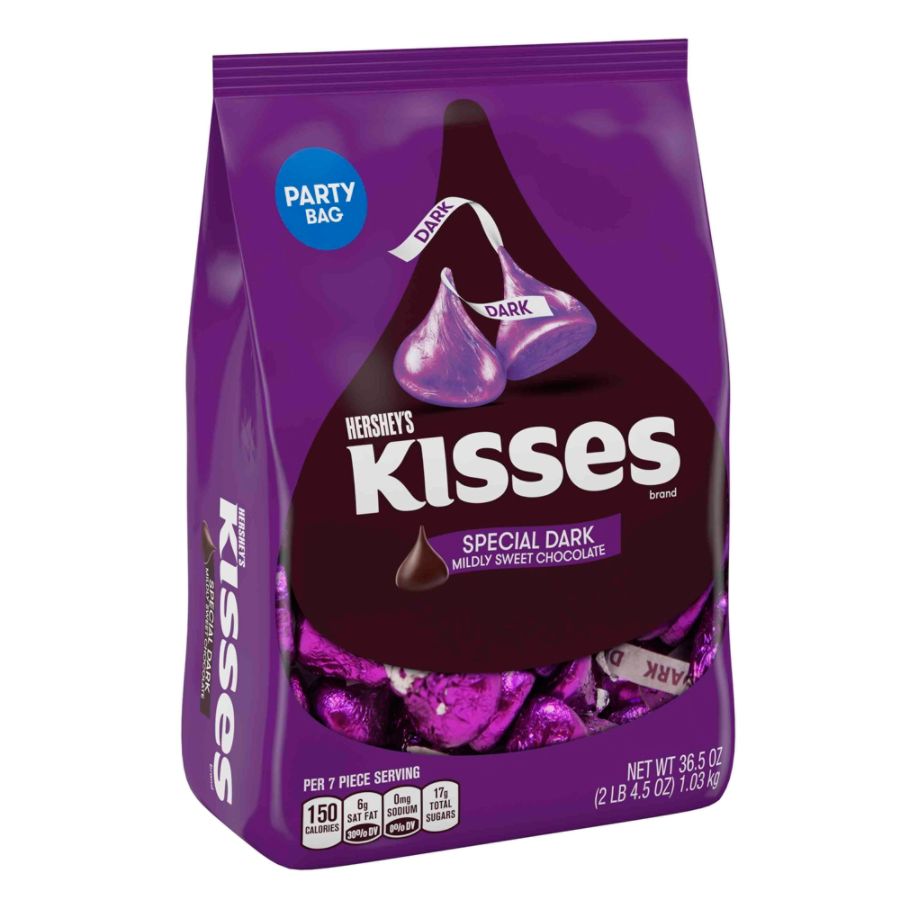 UPC 034000133062 product image for Hershey's(R) Kisses Special Dark Mildly Sweet Chocolate Candy, 2.4 Lb Bag | upcitemdb.com