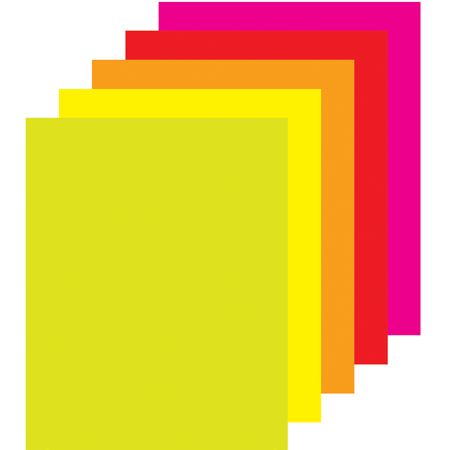 Office Depot Brand Fluorescent Poster Boards 11 x 14 Assorted ...