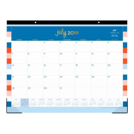 Blue Sky Dabney Lee Academic Monthly Desk Pad 22 X 17 Jack July