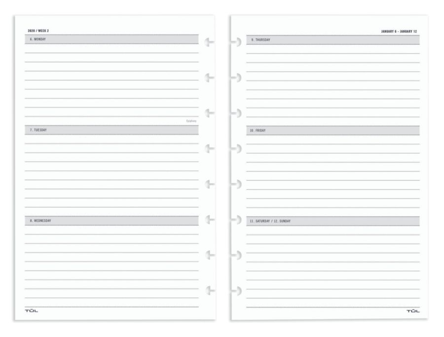 Tul Organizer Planner Refills Office Depot Officemax
