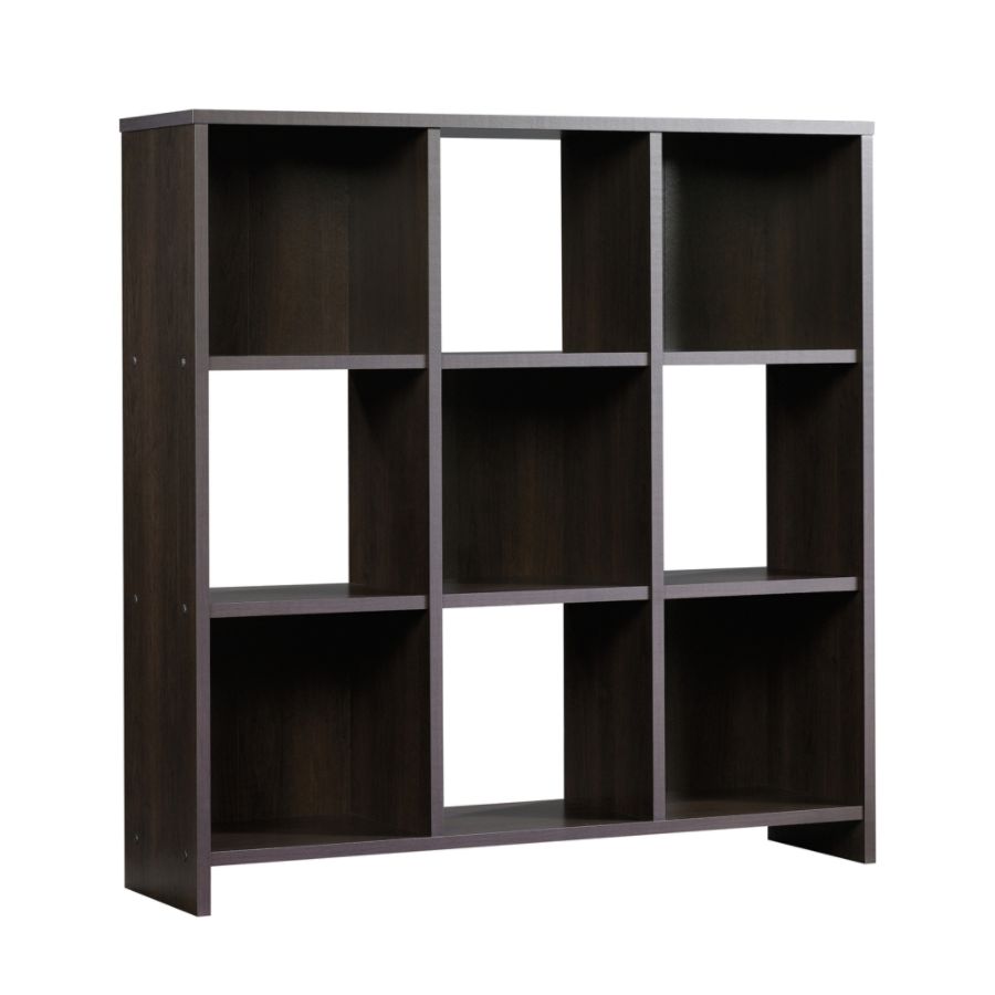 Sauder Beginnings 9 Cubby Storage Organizer Cinnamon Cherry