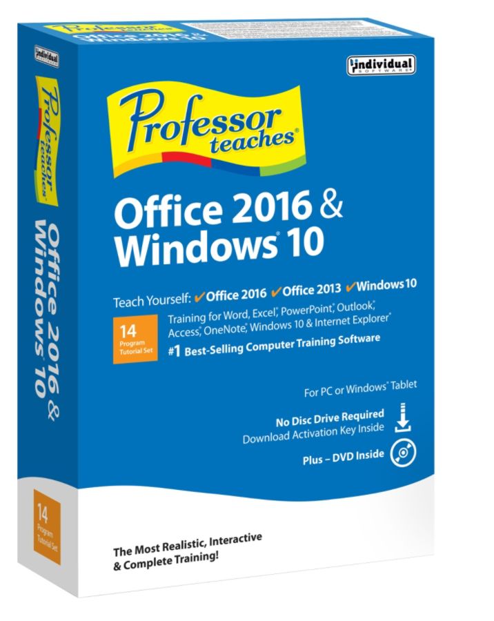 Professor Teaches� Office 2016 And Windows� 10, Traditional Disc/Download Version