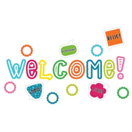 Carson Dellosa School Pop Welcome Mini Bulletin Board Set Multicolor ...