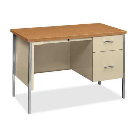 Hon 34000 Series Steel Single Pedestal Desk Harvestputty Office