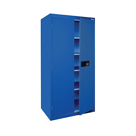 Sandusky Keyless Electronic Storage Cabinet 72 H X 36 W X 18 D