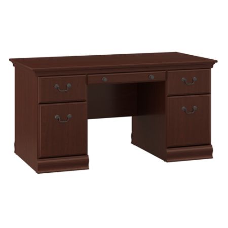 Bush Furniture Birmingham Executive Desk 60 W Harvest Cherry