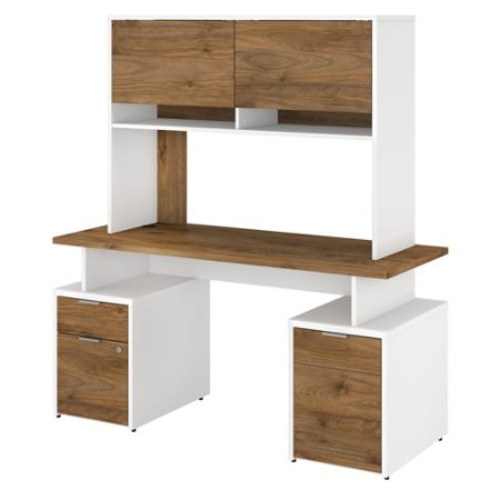 Bush Business Furniture Jamestown Desk With Drawers Storage