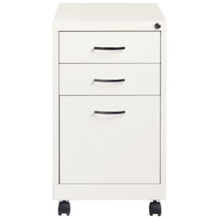 Lorell 19 D 3 Drawer Mobile Letter Size Steel Pedestal File