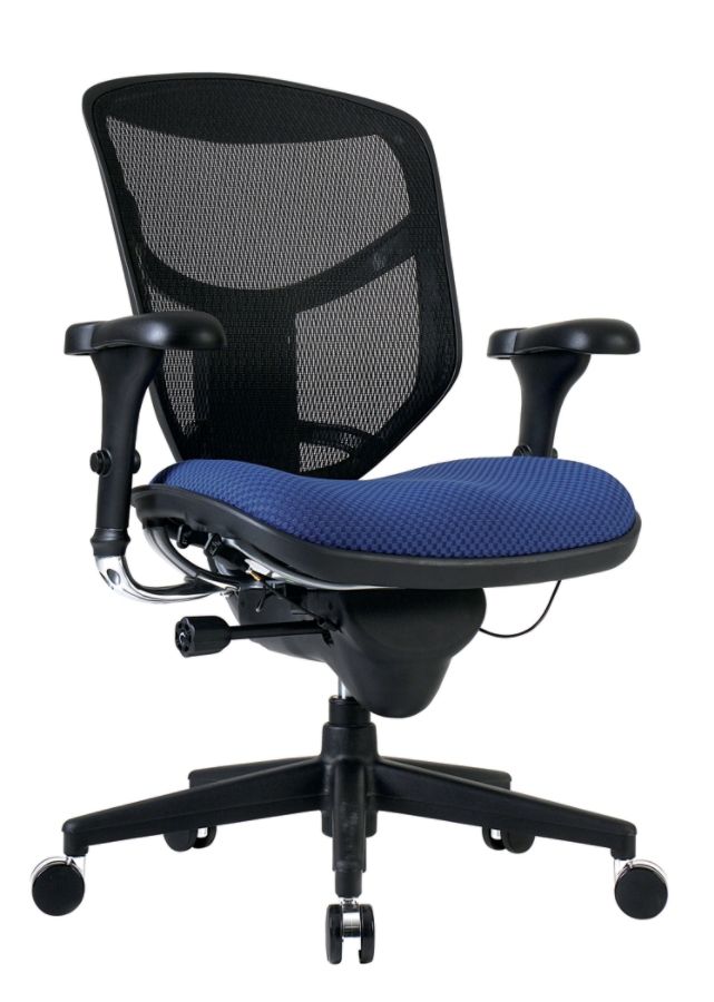 WorkPro Quantum 9000 Mid Back Chair Black - Office Depot
