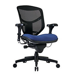 WorkPro Quantum 9000 Mid Back Chair Black - Office Depot