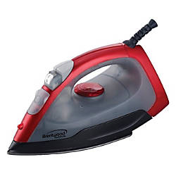 Brentwood MPI 54 Non Stick SteamDry Spray Iron in Red - Office Depot