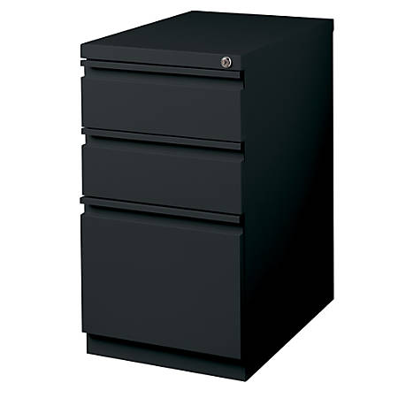 Workpro Mobile File Cabinet 3 Drawer Black Office Depot