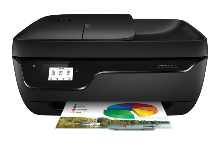 HP OfficeJet 3830 Wireless Color Inkjet All In One Printer Scanner