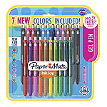 Paper Mate® InkJoy Gel Pens, Medium Point, 0.7 mm, Assorted Ink Colors, Pack Of 22 Pens