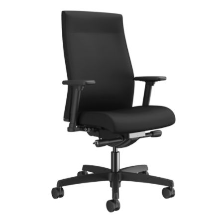 Hon Ignition Black Fabric Mid Back Task Chair Office Depot