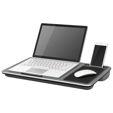 Lapgear Lap Desk With Mouse Pad Silver Office Depot