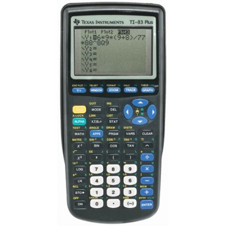 Texas Instruments Ti 83 Plus Graphing Calculator Item 905739