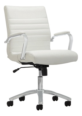 Realspace Modern Comfort Winsley Chair White Office Depot