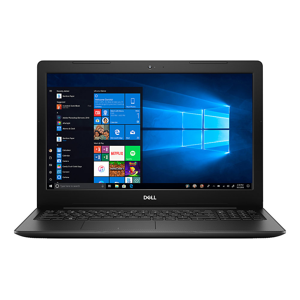 You'll have no problem staying both productive and entertained with this Dell laptop. A 15.6