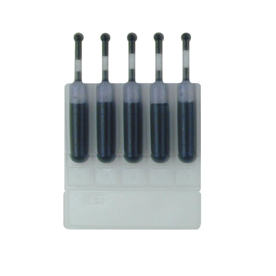 Xstamper Preinked Stamps Ink Cartridge Refills 5 Pack Black Ink 0.17 fl ...