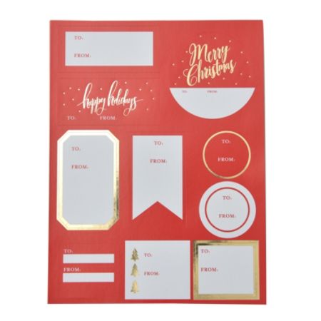 Gartner Studios Holiday Labels 45951 120 Pk - Office Depot