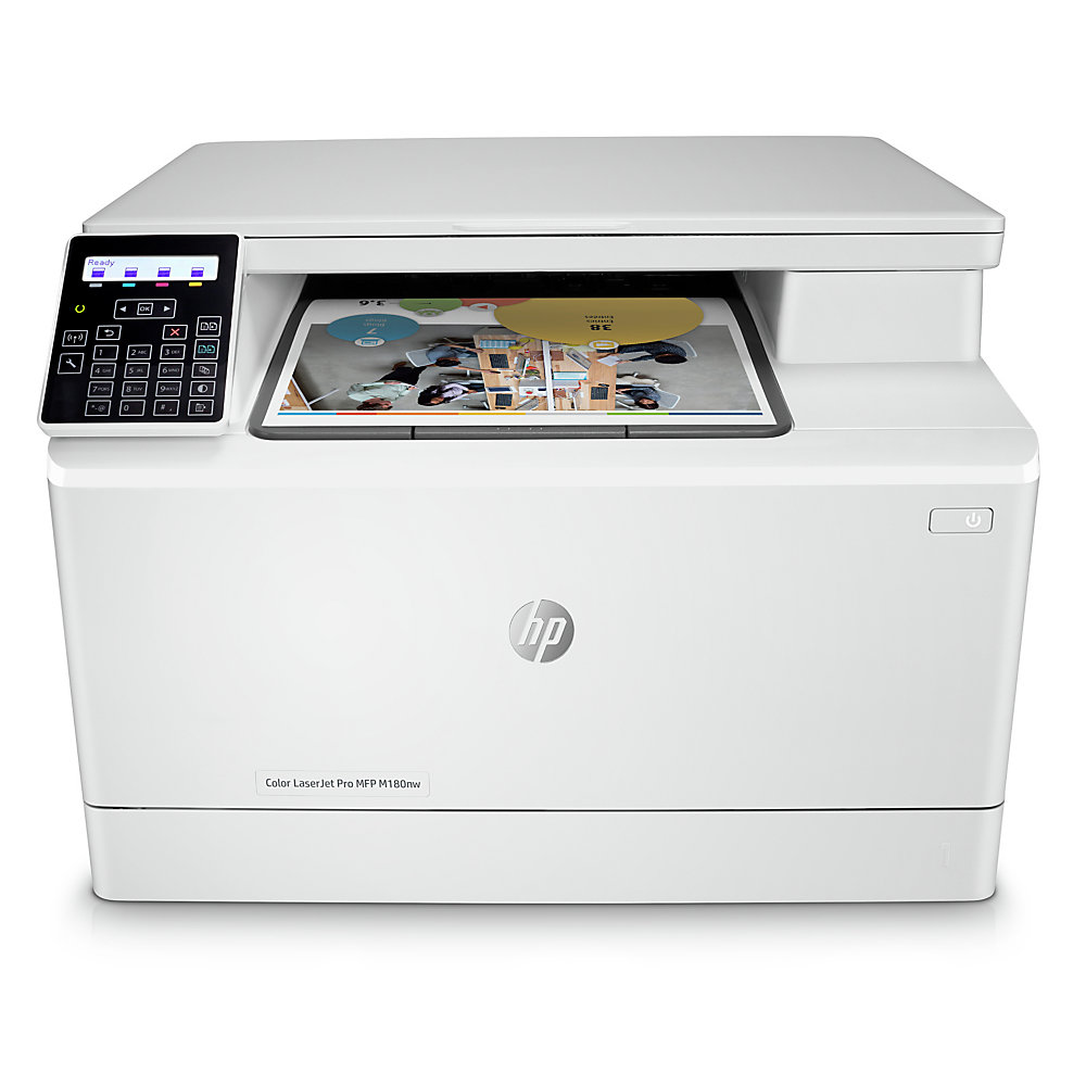 HP LaserJet Pro M180nw All-in-One Wireless Color Laser Printer, T6B74A