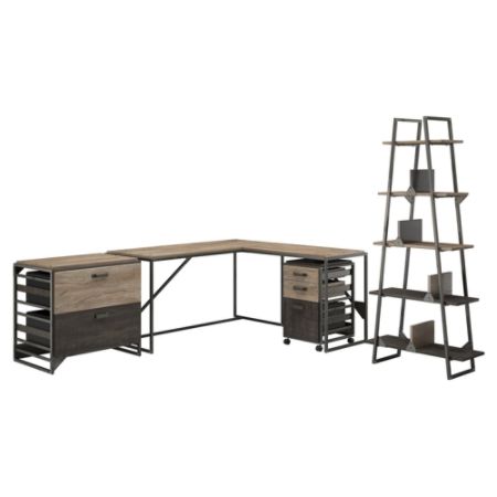 Bush Furniture Refinery 62 W L Shaped Desk With 37 W Return