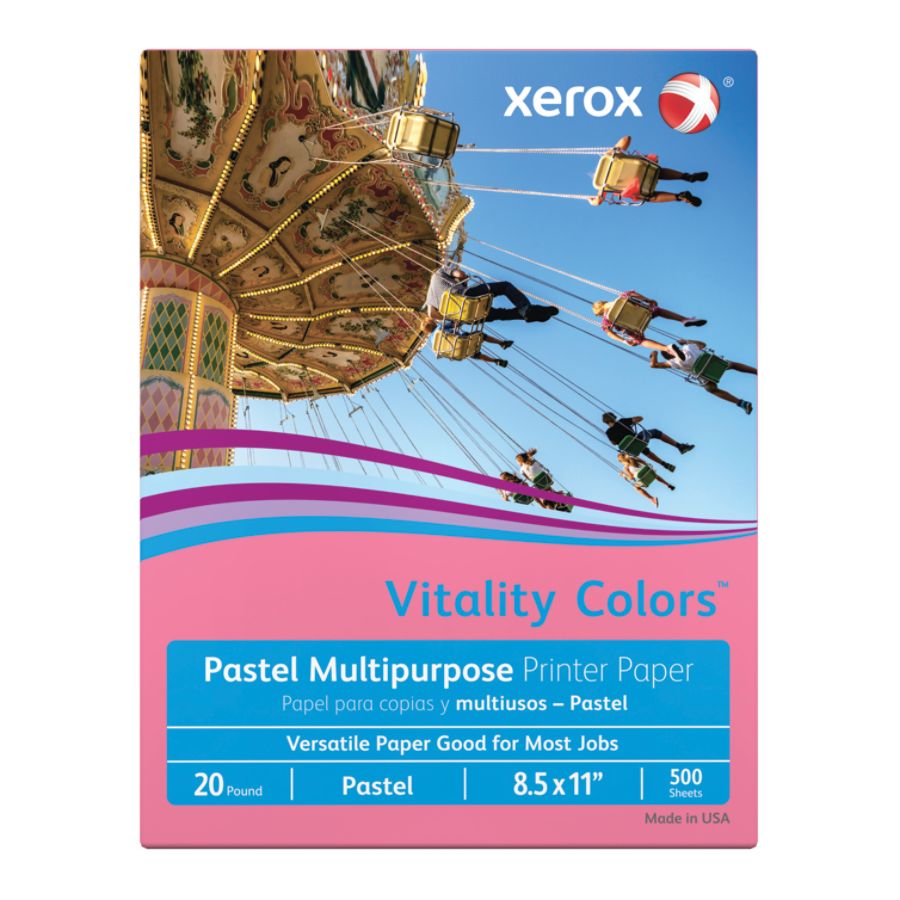 Xerox Vitality Colors Multi Use Printer Paper Letter Size ...