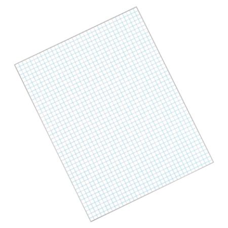 TOPS Quadrille Pad 8 12 x 11 Quad Ruled White 50 Sheets Per Pad Pack Of ...