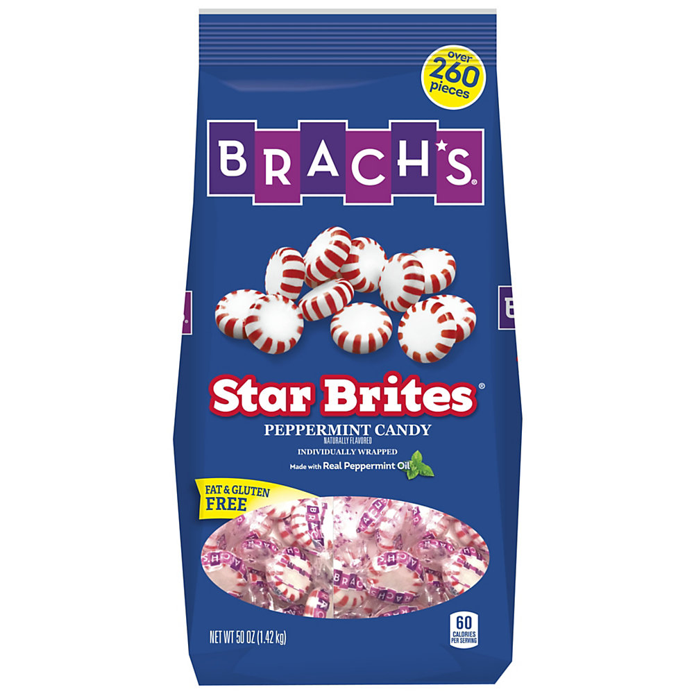 UPC 041420015175 product image for Brach's Star Brites Peppermint Candy, 50 Oz Bag | upcitemdb.com