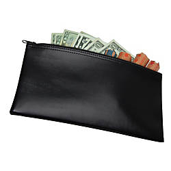 Zipper Top Wallet Black by Office Depot & OfficeMax