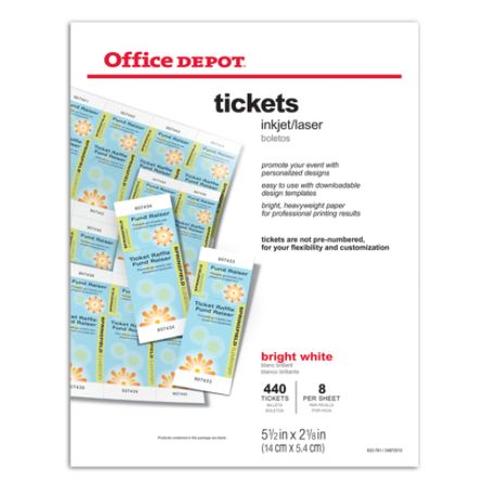 Ticket Paper Template | HQ Printable Documents