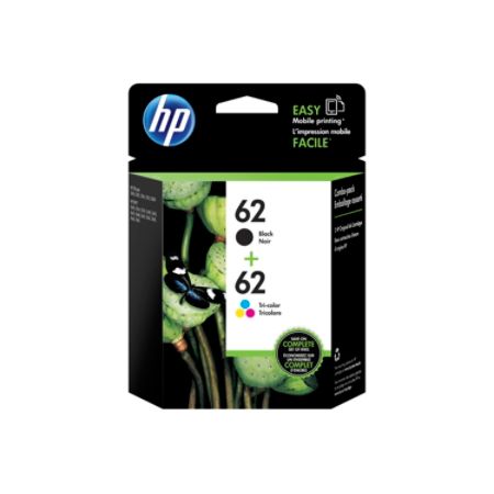 HP 62 BlackTricolor Ink Cartridges N9H64FN Pack Of 2 - Office Depot