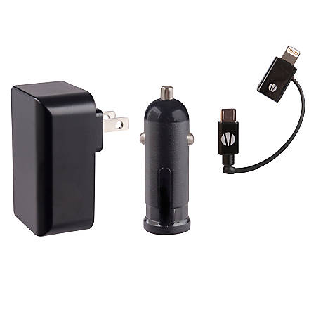 vivitar infinite wallauto charger kit for iphone ipad ipod micro usb vivitar infinite wallauto charger kit for