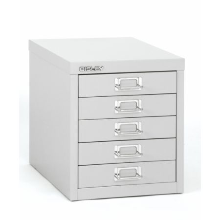 Bisley Steel Desktop Storage Cabinet 5 Drawers 13 H X 11 W X 15 D