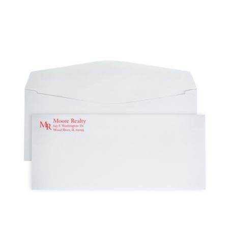 Custom Standard Business Envelopes 9 3 78 x 8 78 White Pack Of 500 ...