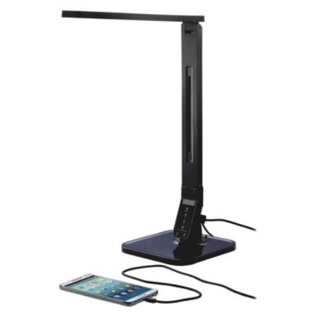 Lorell Led Smart Usb Desk Lamp Black Office Depot