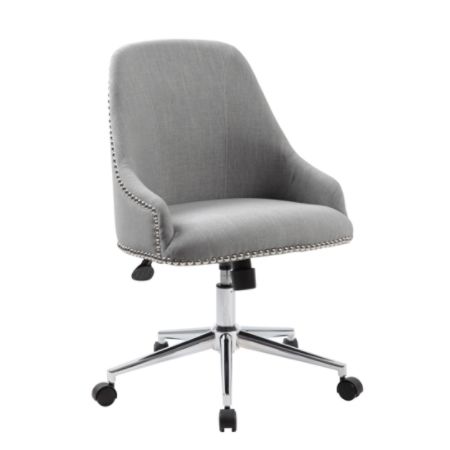 Boss Office Products Carnegie Fabric Mid Back Desk Chair