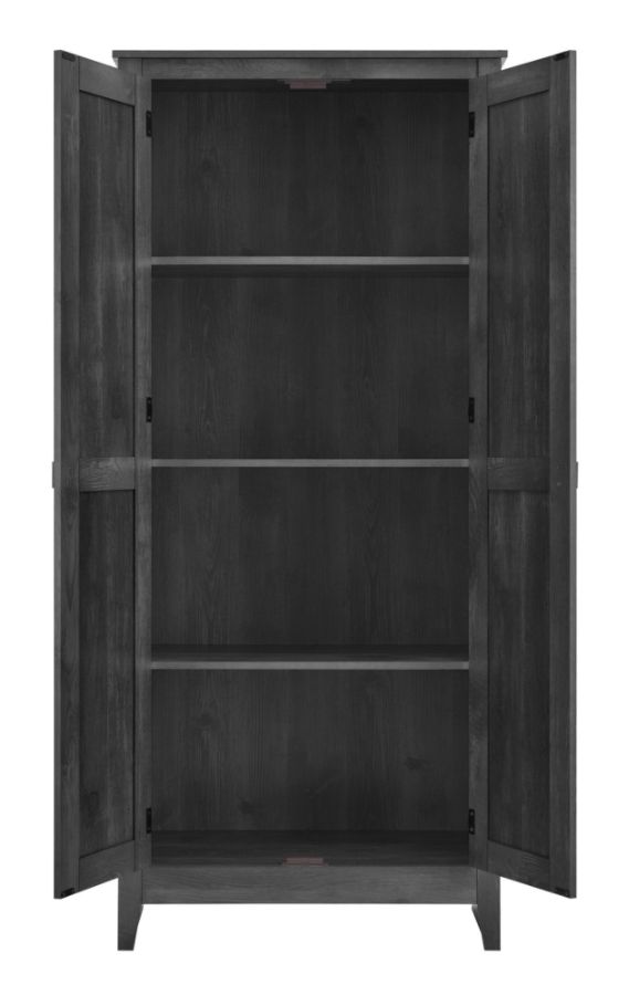 Ameriwood Home Farmington 31 1 2 Wide Storage Cabinet 4 Shelves