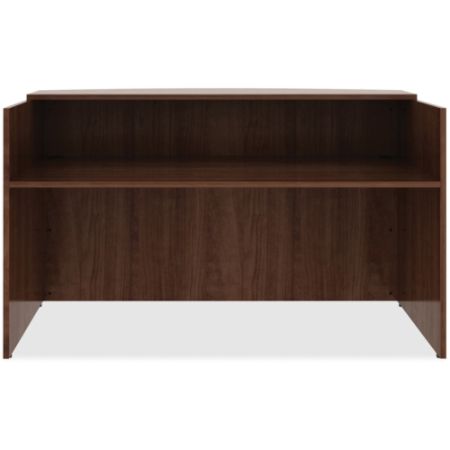 Lorell Essentials Series Reception Desk 72 W X 36 D Walnut