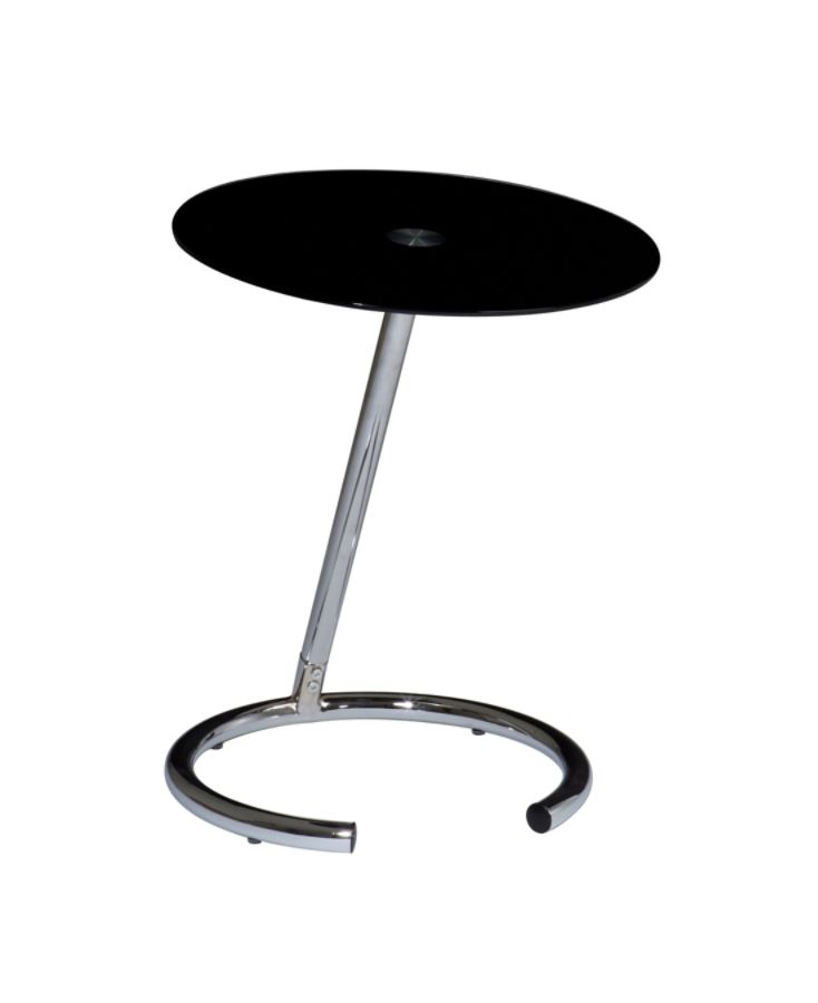 Ave Six Yield Telephone Table Chromeblack Office Depot
