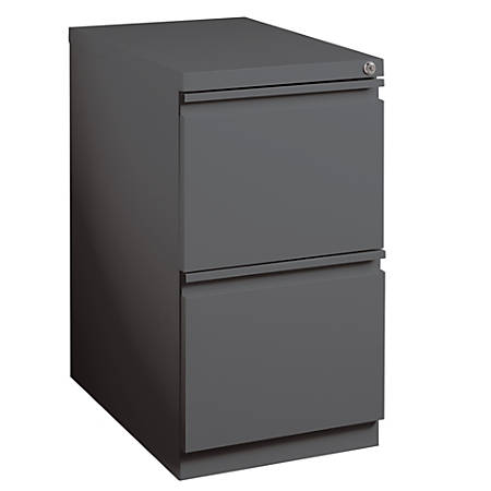 Workpro 2 Drawer Mobile Cabinet Charcoal Office Depot